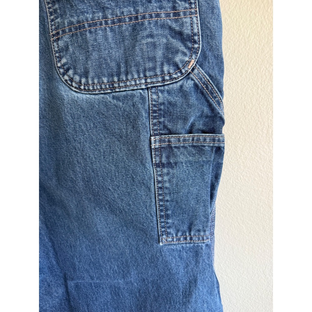 Carhartt Men Flame Resistant Work Jean Original Fit 44 x 32 Blue Utility - Picture 6 of 6